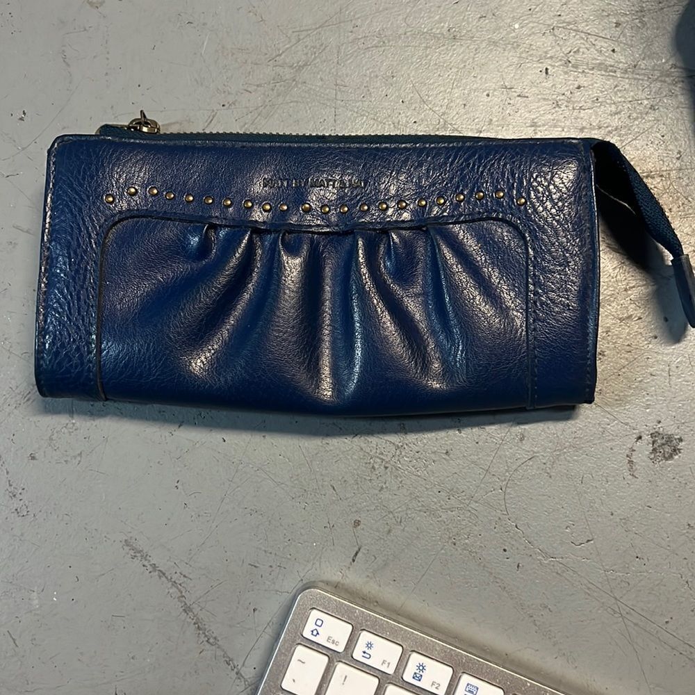 Royal Blue Scrunchie Matt & Nat Wallet